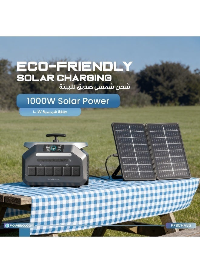 Powerology Solar Input Portable Generator 640000mAh, Power Generator 2500W, 4 AC Socket, 3 DC Output, Car Charger Output, USB-C PD100W - Image 5